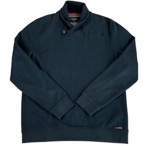 Ted Baker Blue Pullover Navy Sweatshirt Modal Blend Size 4